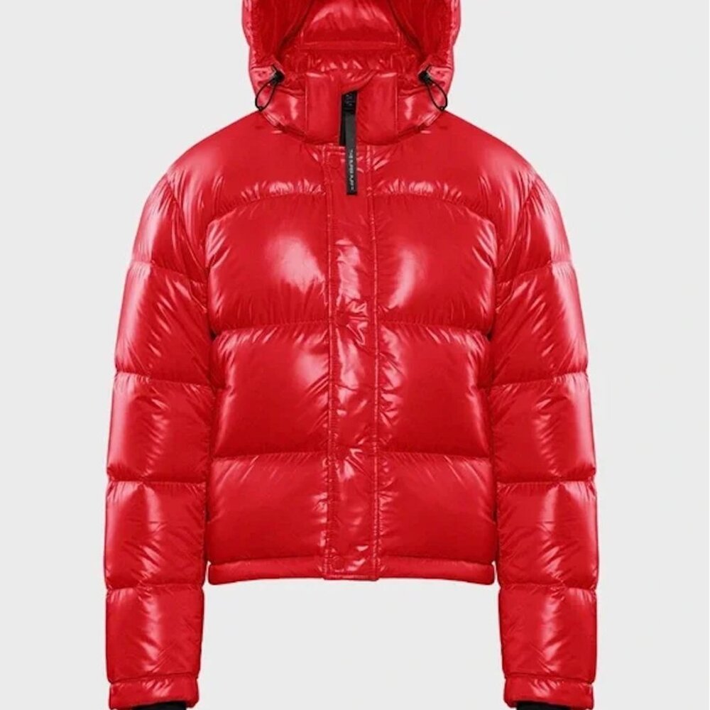 Aritzia The Super Puff™ Shorty - Hi-Gloss Red Puffer Jacket